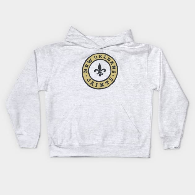 New Orleans Saiiiints 12 Kids Hoodie by Very Simple Graph